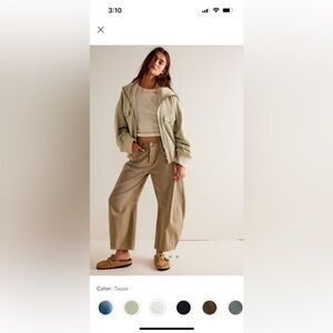 Free people Barrel Jeans